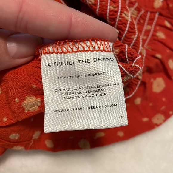 Faithfull The Brand Lani Smocked Set Sz. 2 - Picture 7 of 15